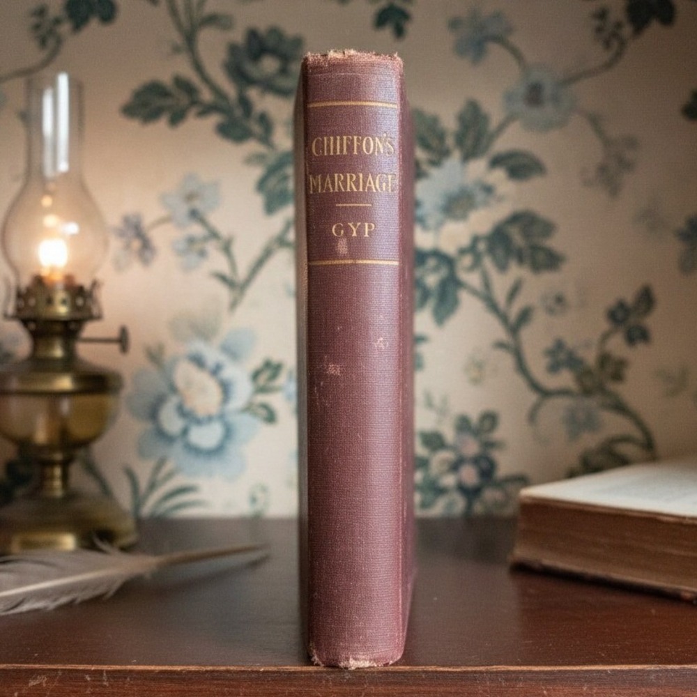 Chiffons Marriage by Gyp Henneberry Company, Antique Maroon‎ Hardcover Book